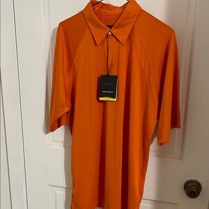 Greg Norman Collection Vibrant Orange Polo Shirt